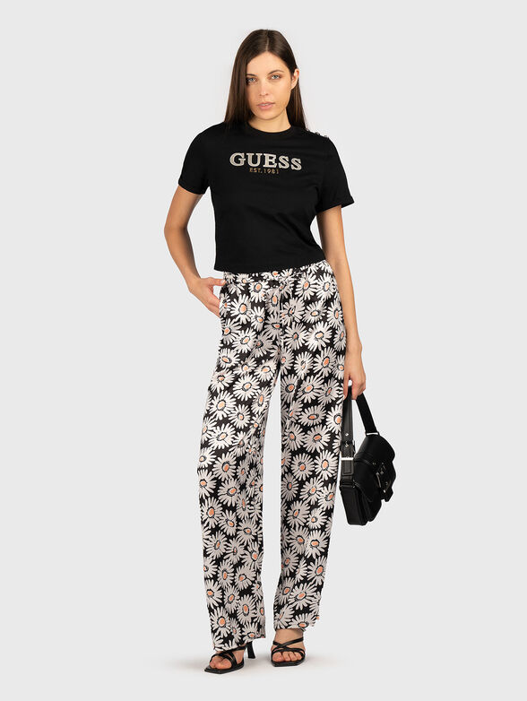 Short T-shirt with logo - 2