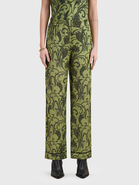 SEUL straight leg trousers from viscose  - 1