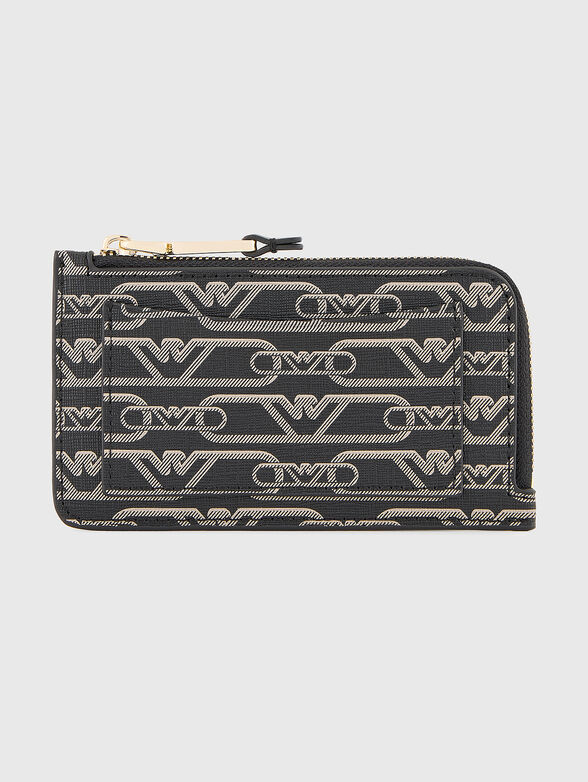 Card holder with monogram print - 2