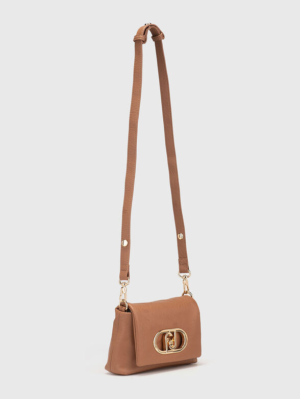 Crossbody bag with gold accents - 2