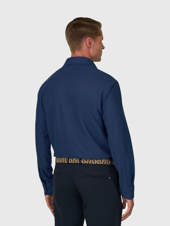 Dark blue polo shirt - 3