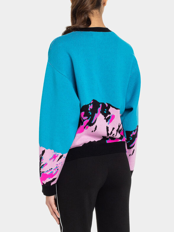 Blue sweater with logo - 3