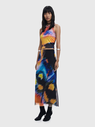 Printed midi skirt - 5