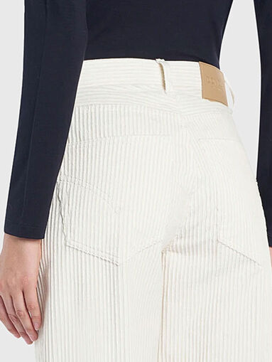 JACKLYN wide leg trousers in corduroy - 4