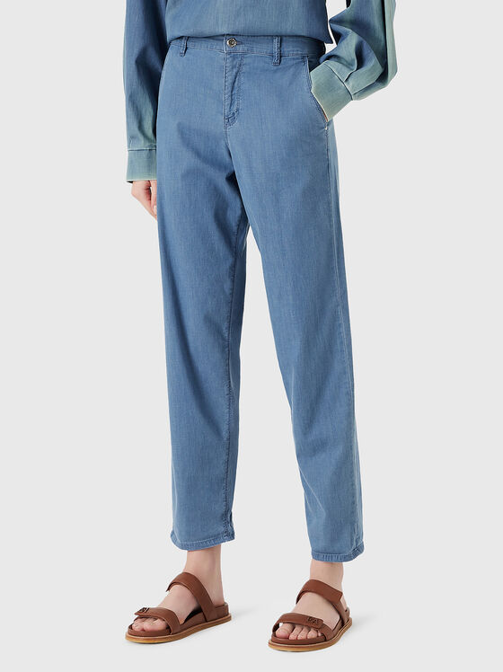 Light blue slim jeans - 1