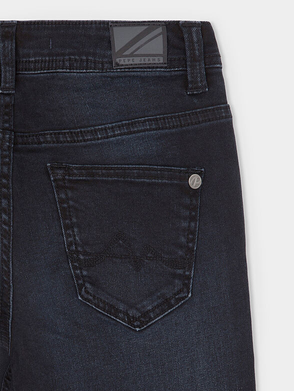 VIOLET dark blue jeans - 3