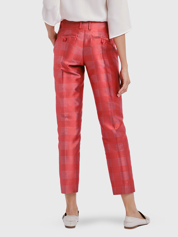 Slim trousers with a print - 2