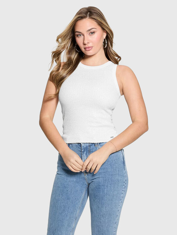 ALEXIA top with sequins - 1