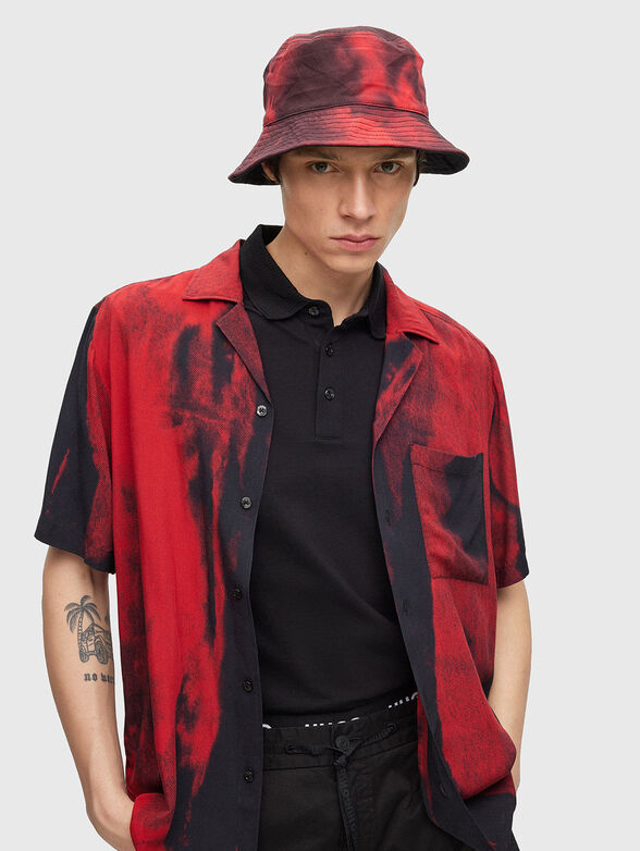 Reversible bucket hat with tie-dye effect - 2