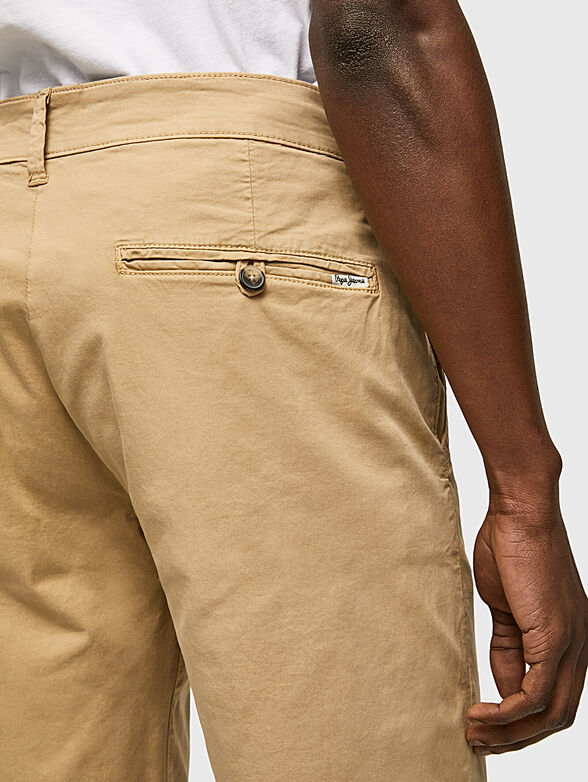 MC QUEEN beige shorts - 3