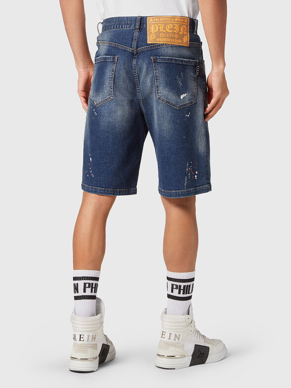 Black denim trousers SKULL&BONES - 2