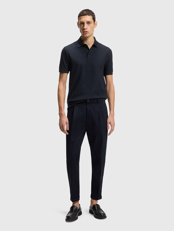 Polo shirt with a jacquard pattern - 2