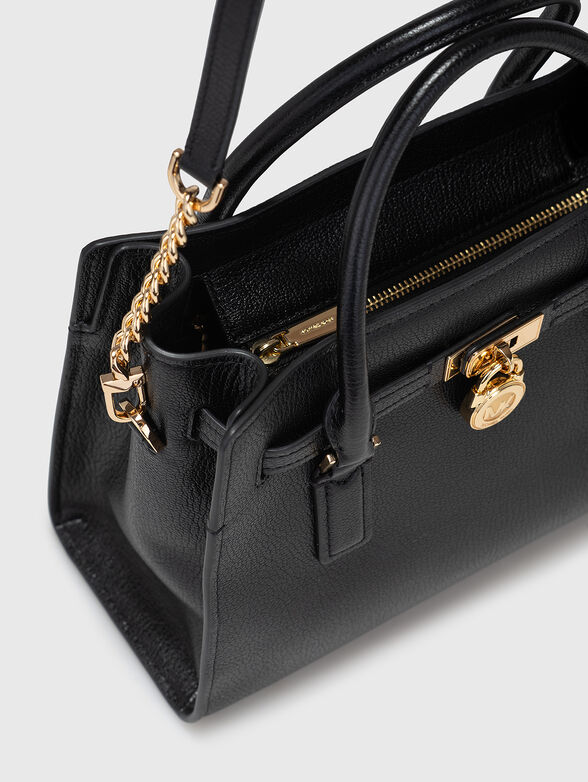 Black leather bag  - 5