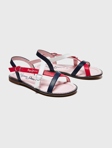 ELSA BRITT Multistrap sandals - 3