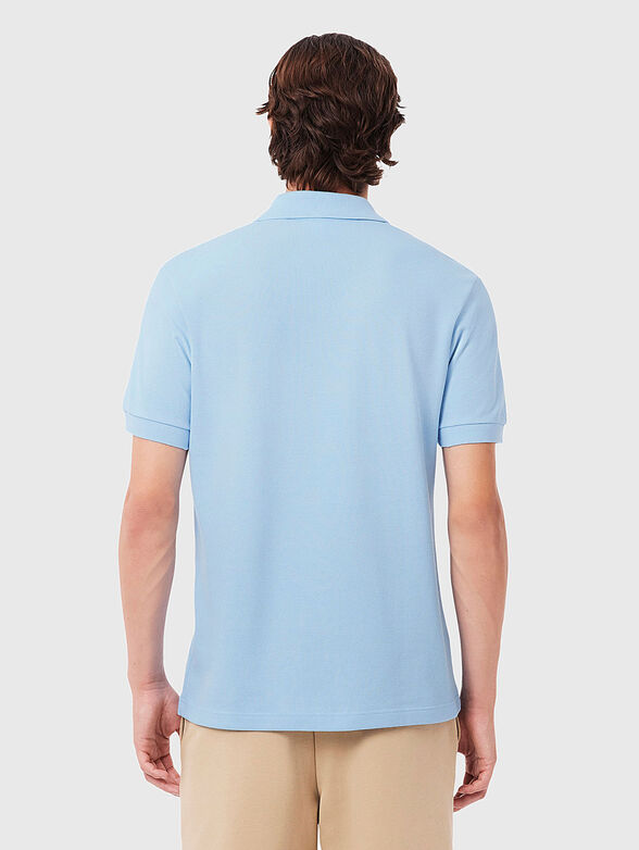 Black short sleeve polo shirt - 3