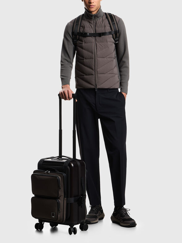 Down jacket with quilted effect - 2