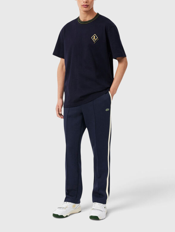 Cotton-blend sweatpants - 4