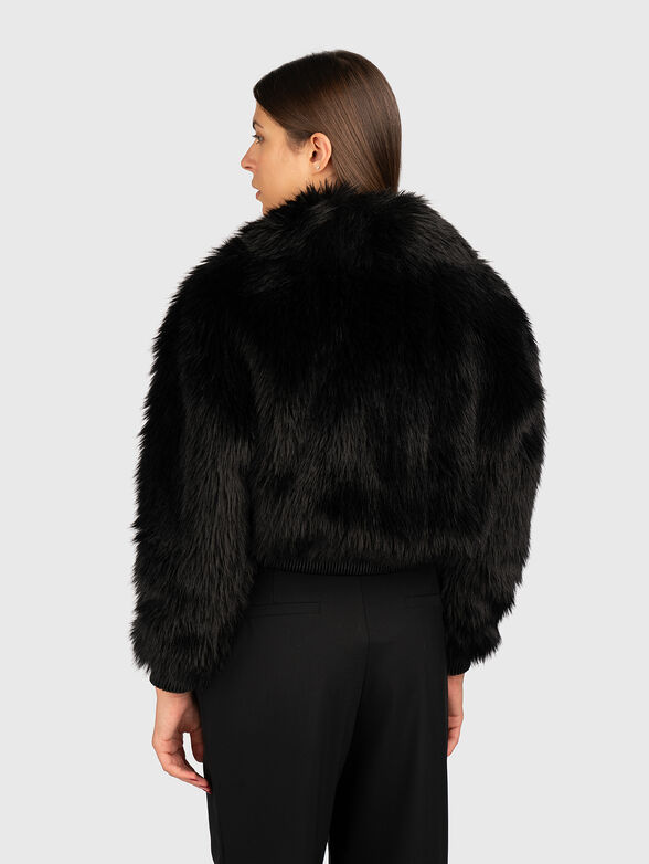 Faux fur bomber jacket - 3