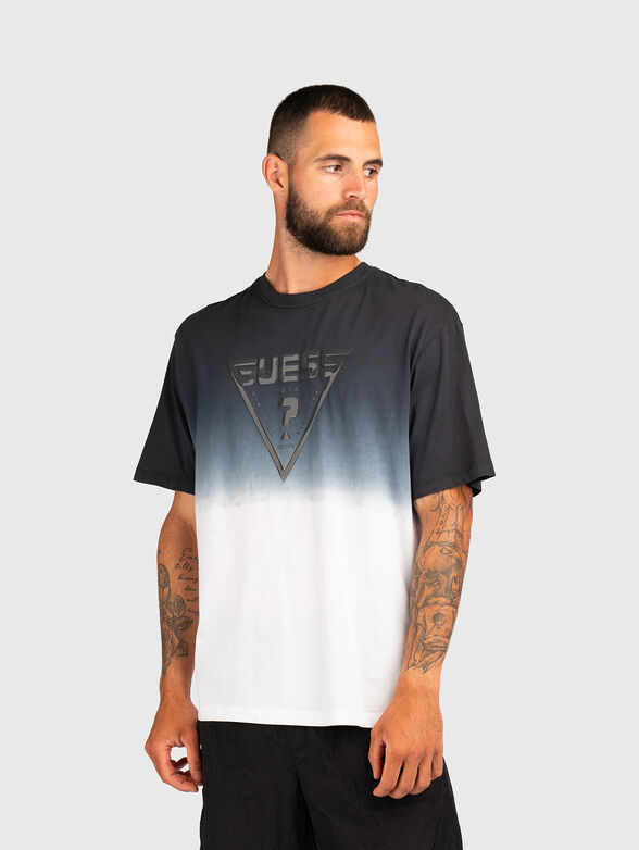Cotton T-shirt with logo print - 1