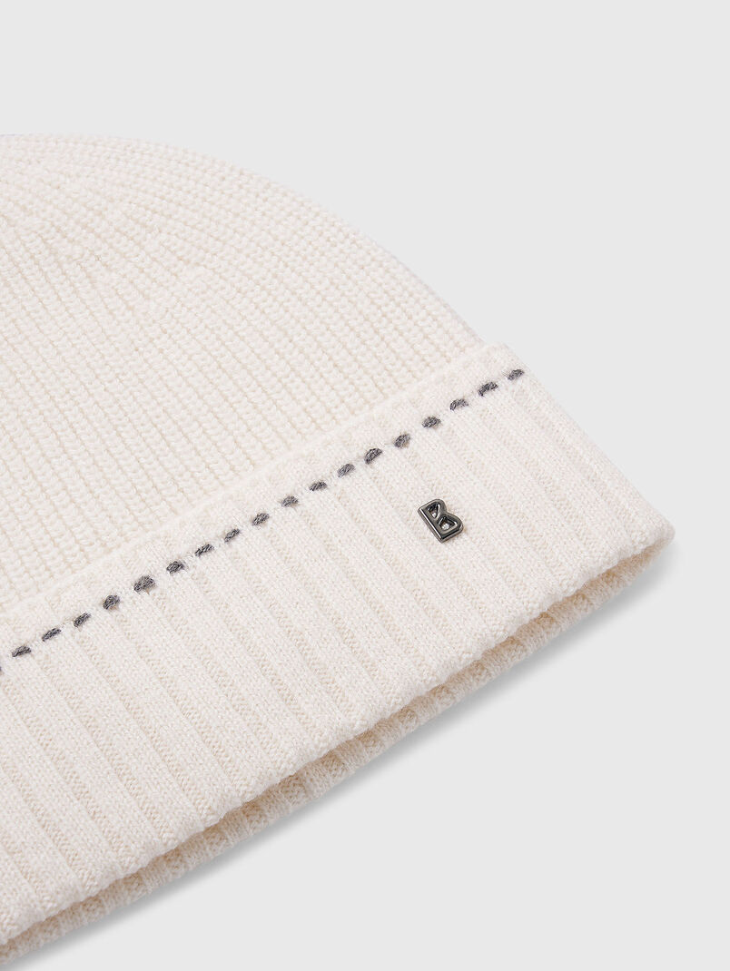 MOULAN wool hat with logo - 3