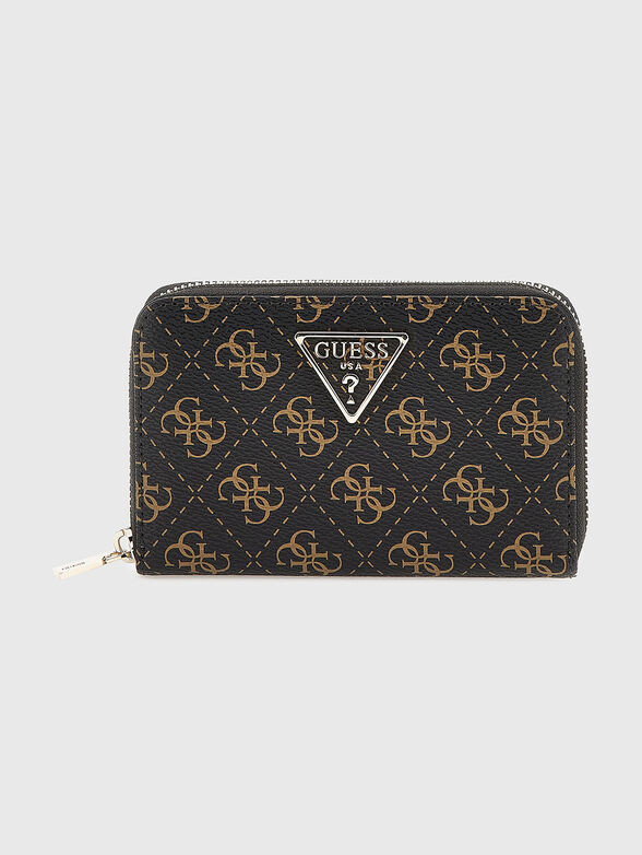 LAUREL monogram logo print wallet - 1