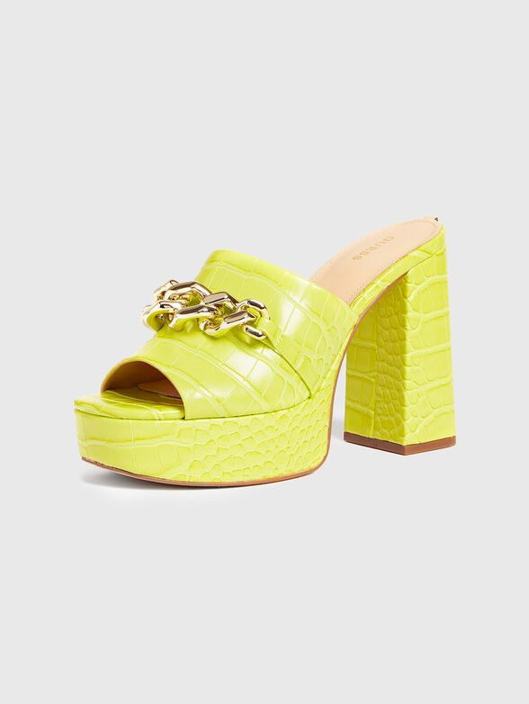 XANTHE heeled sandals with metal accent - 2