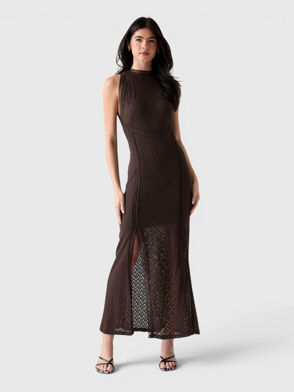 Dress with openwork knit  - 1
