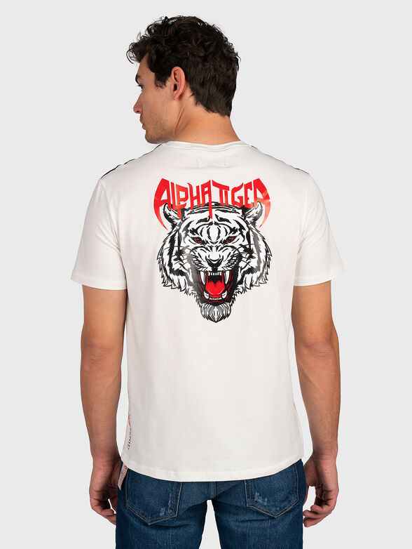 White T-shirt with print - 2