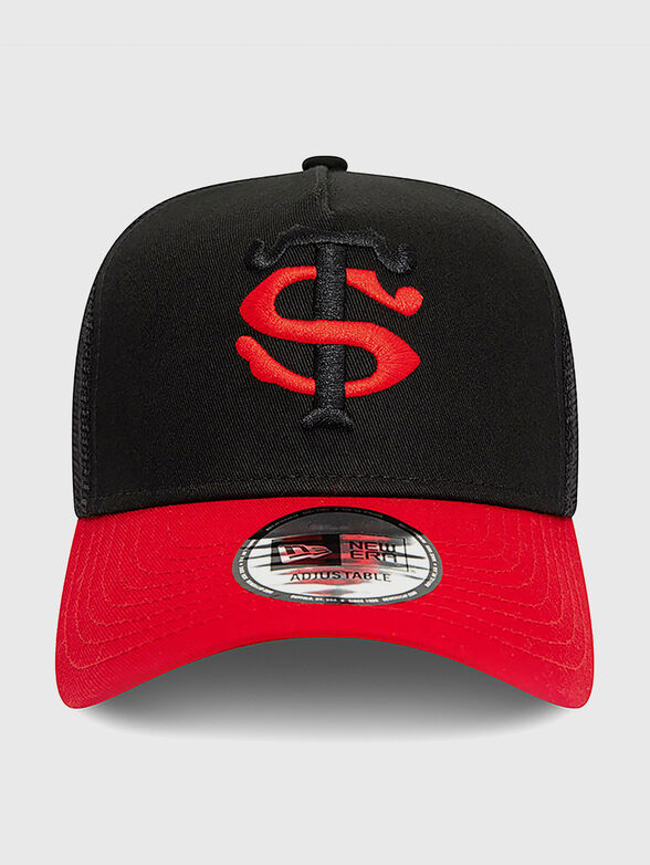 Hat with contrast visor - 1