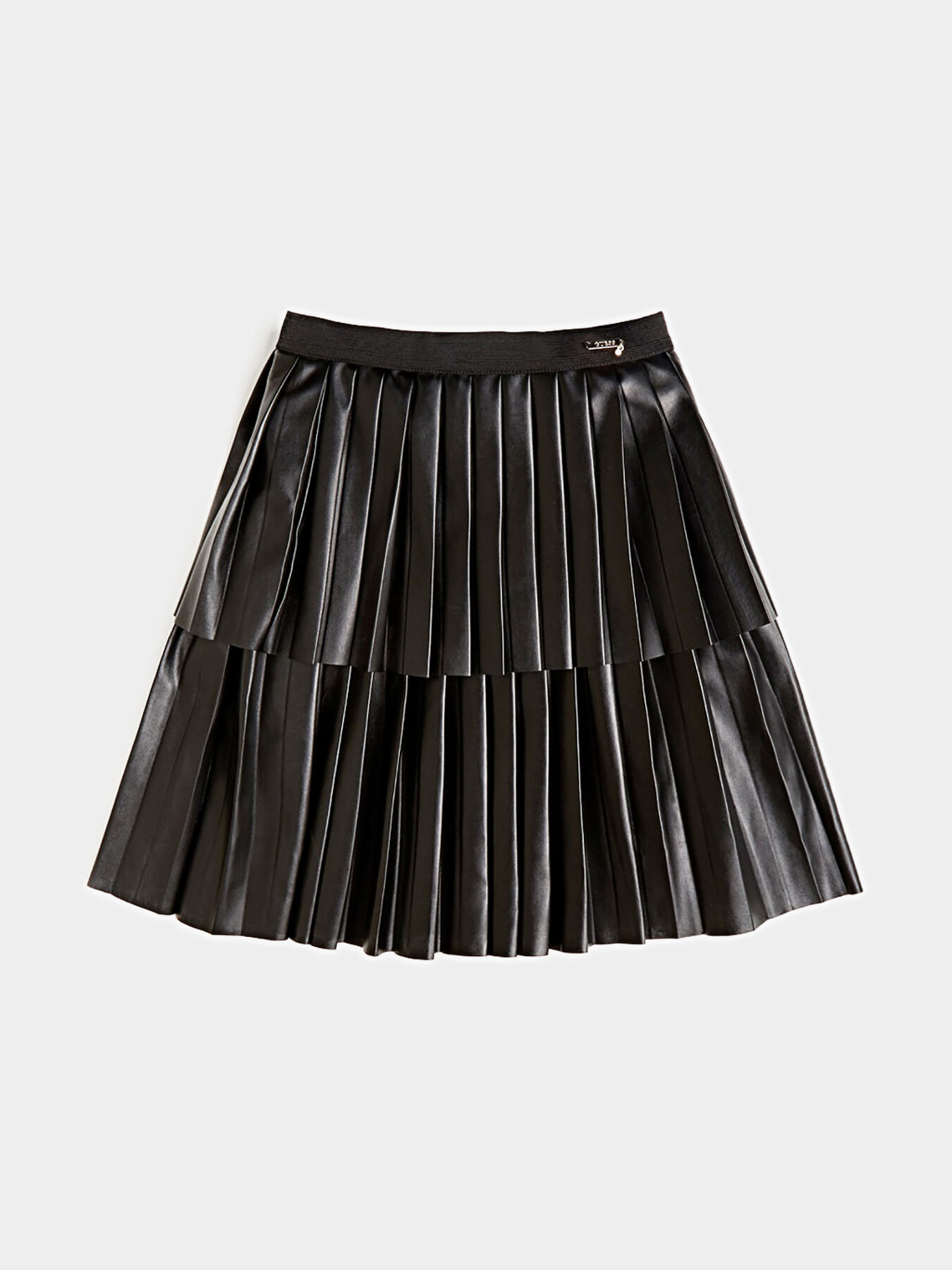 Guess faux new arrivals leather pleated skirt
