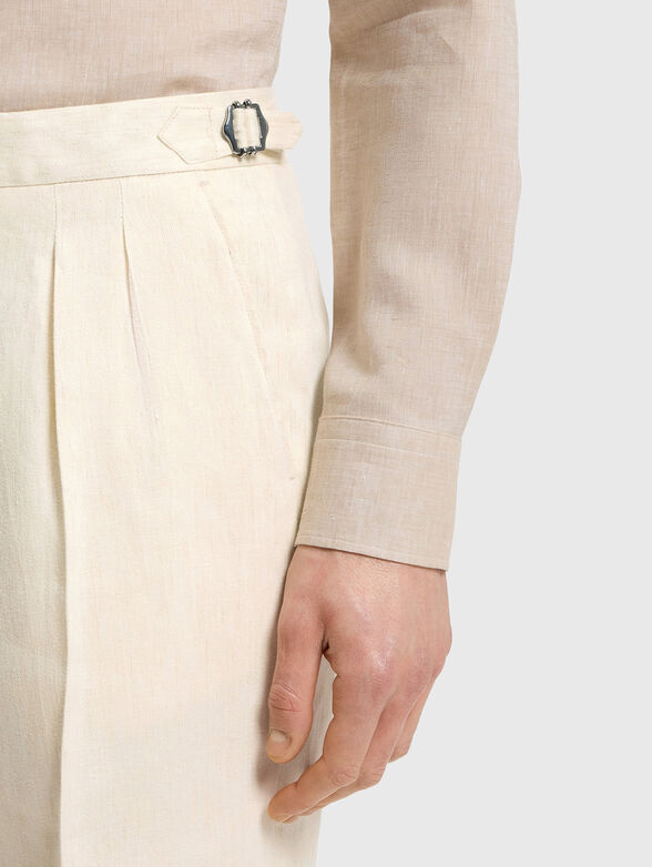 Linen shorts - 4