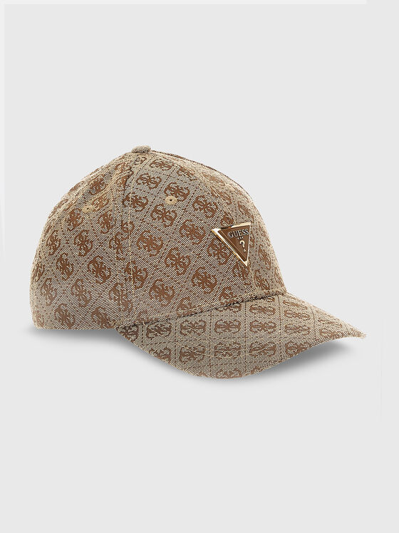 KATYA baseball cap with monogram logo print - 1