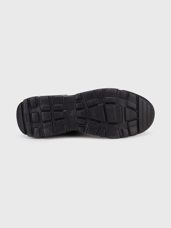 SPEEDTRACK black sports shoes with print - 5