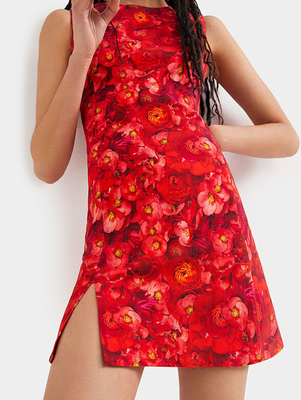 AMAPOLA dress with floral print - 4