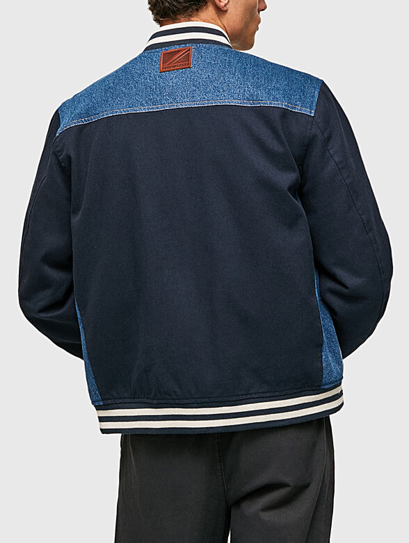 UNITY denim jacket with contrasting sleeves - 2