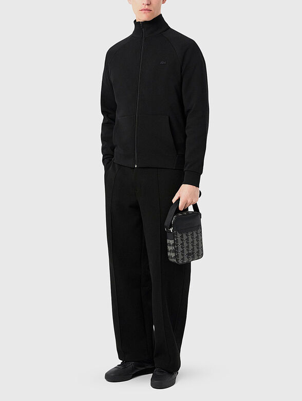 Sweatshirt with zip and logo - 2