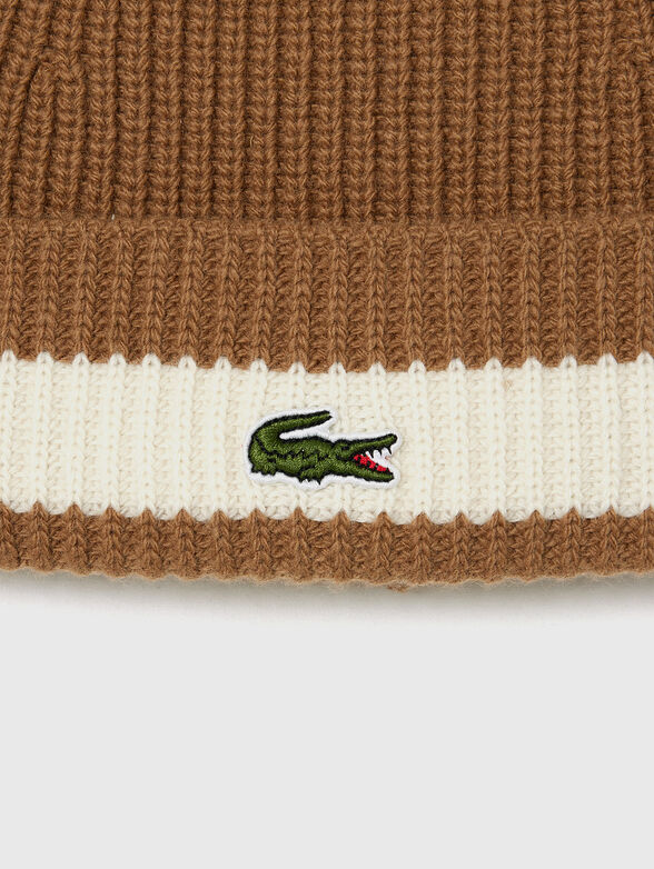 Wool logo beanie - 2