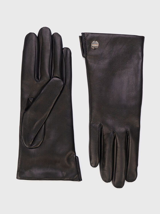 Черни кожени ръкавици AUDREY - 1