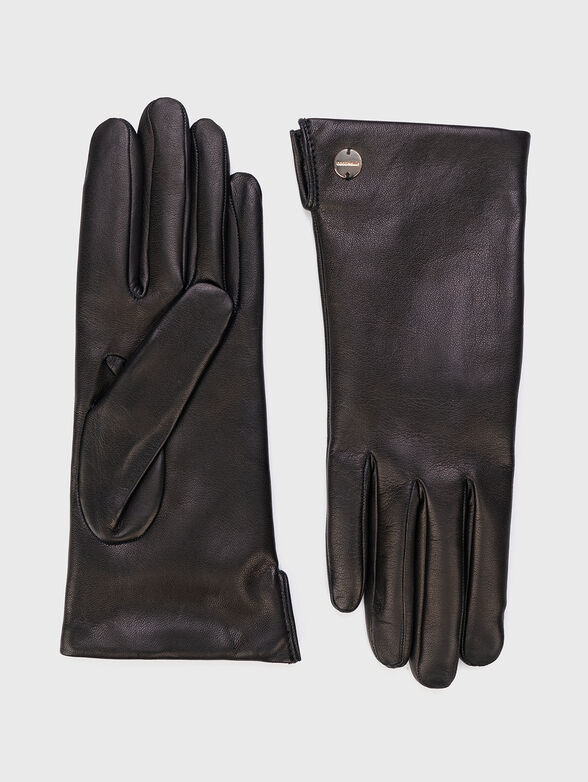 AUDREY black leather gloves - 1