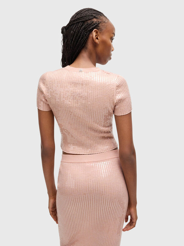 Ripped sweater with short sleeves - 3