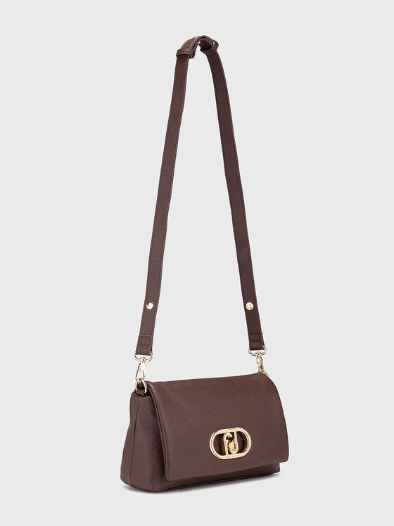 Black crossbody bag with logo detail - 2