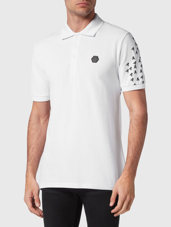 SKULL & BONES cotton polo shirt - 1