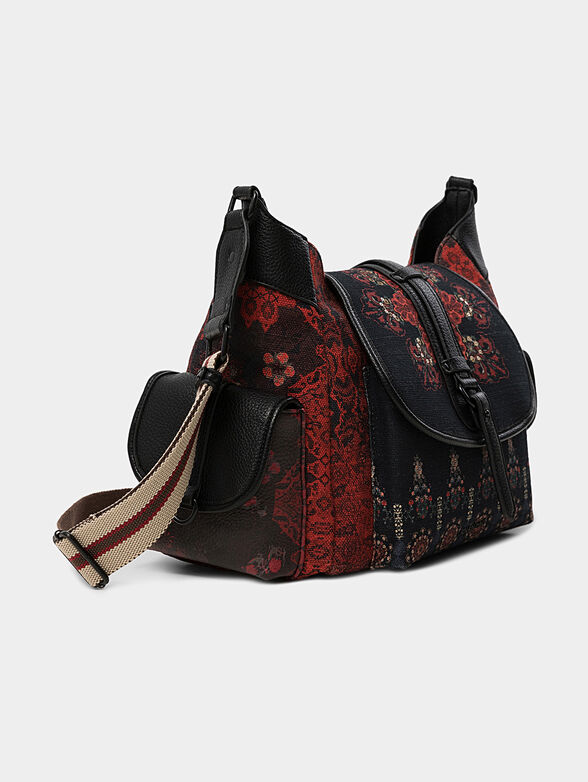 KYOTO Crossbody bag with floral print - 4