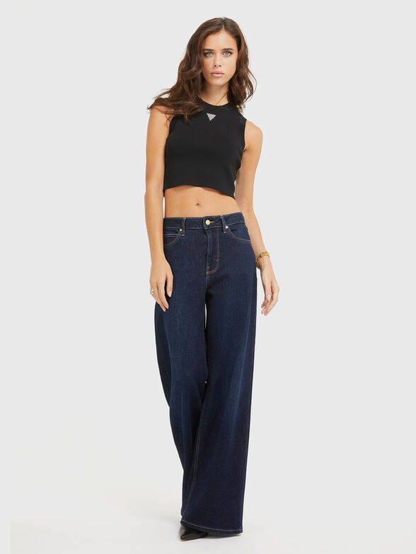 ALEXIA top with rhinestone detail - 2