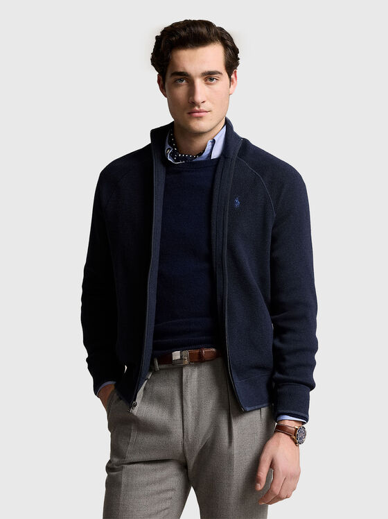 Cardigan with zip - 1