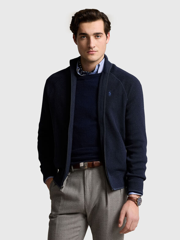 Cardigan with zip - 0