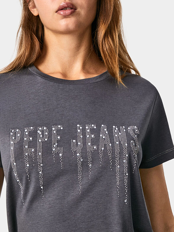 DEBO T-shirt with logo application - 3