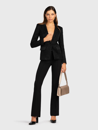 Golden accent trousers - 5