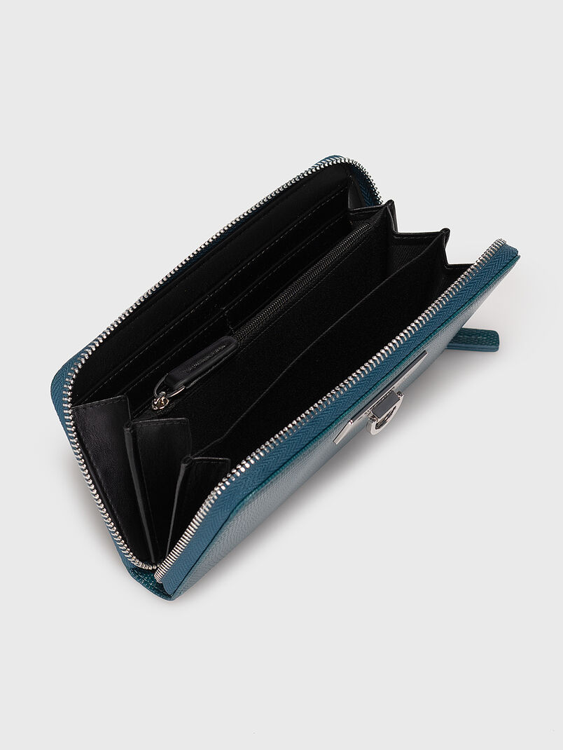 IVY black wallet with metal detail - 3