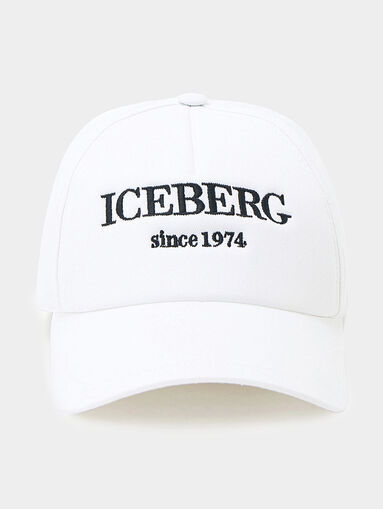 Pink hat with visor and logo embroidery - 5